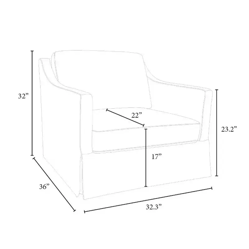 Vivian Park Upholstered Swivel Chair - Threshold designed with Studio McGee
