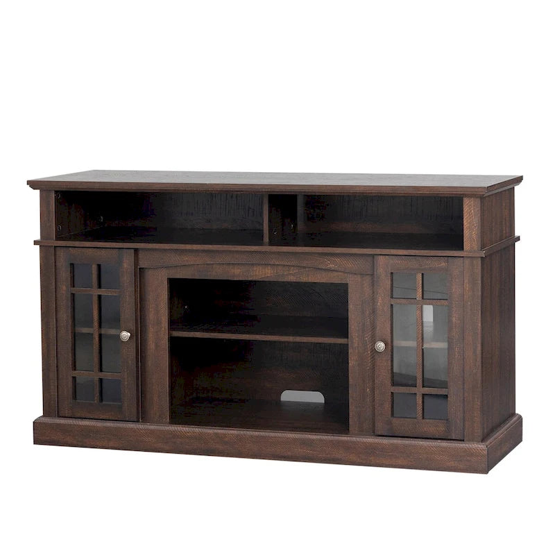 TVstand with electronicfireplace and remote control