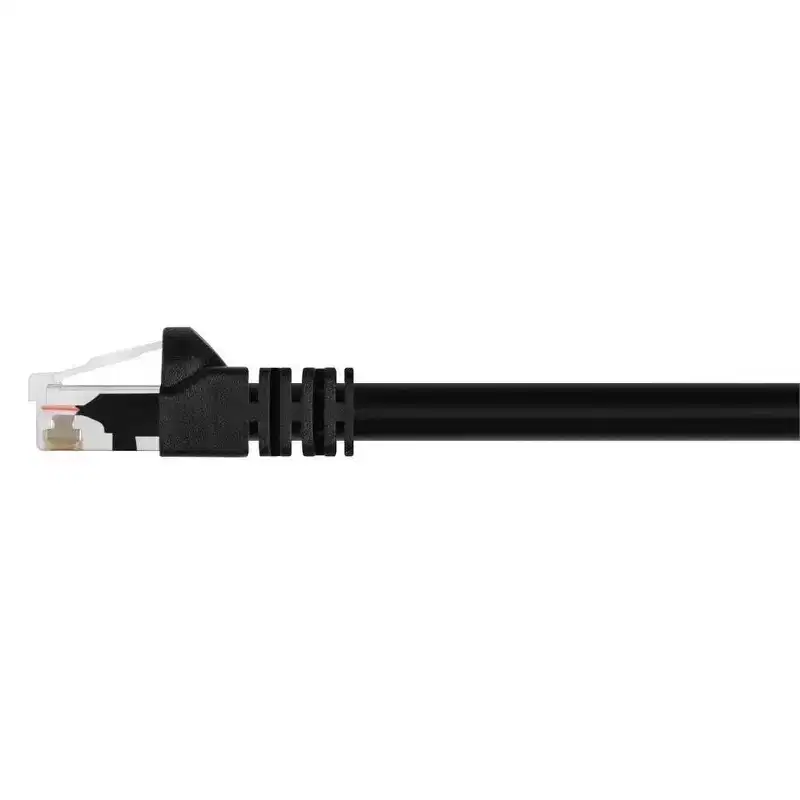 Monoprice Cat6 Ethernet Patch Cable - 50 Feet - Black | Network Internet Cord - RJ45, Stranded, 550Mhz, UTP, Pure Bare Copper Wire, 24AWG