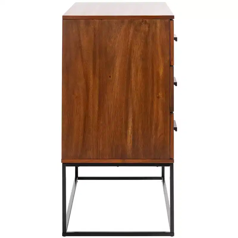 Marquise 3 Drawer Chest - CHS5002 - Brown - Safavieh