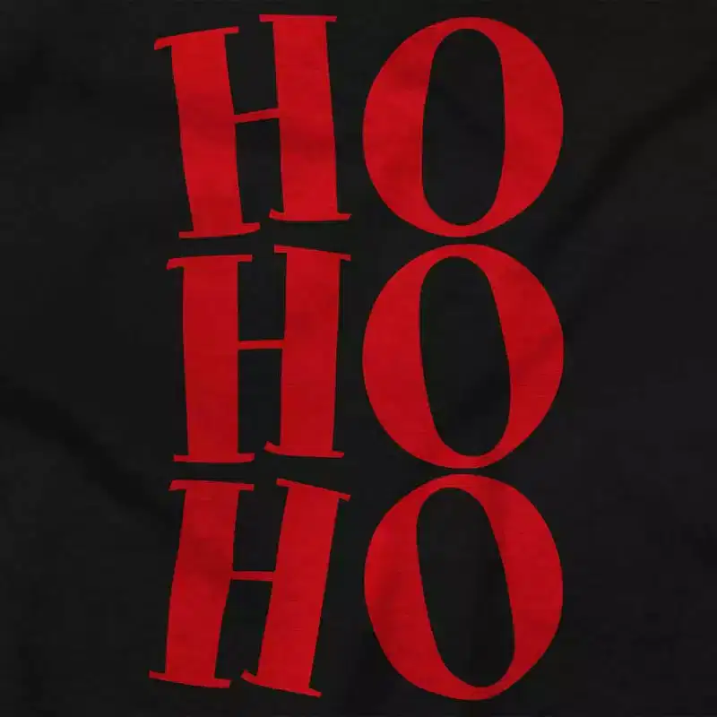 Christmas Santa Saying Ho Ho Ho Graphic T Shirt Men or Women Brisco Brands