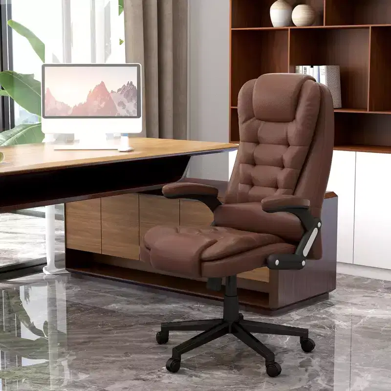 HOMCOM High-Back Massage Office Chair, Heated Reclining Computer Chair with Remote