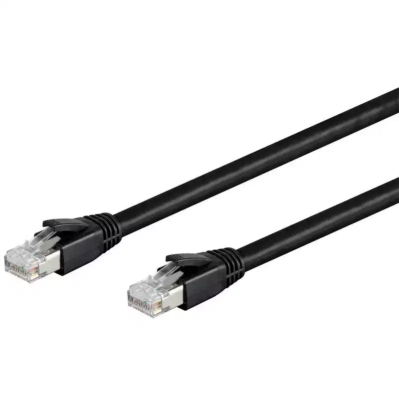 Monoprice Cat8 Ethernet Network Cable - 5 Feet - Black | 2GHz, 40Gbps, 24AWG, S/FTP - Entegrade Series