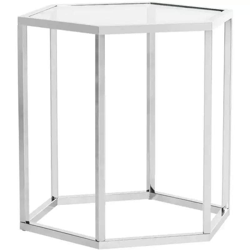 Teagan End Table - MMT6002A - Chrome - Safavieh