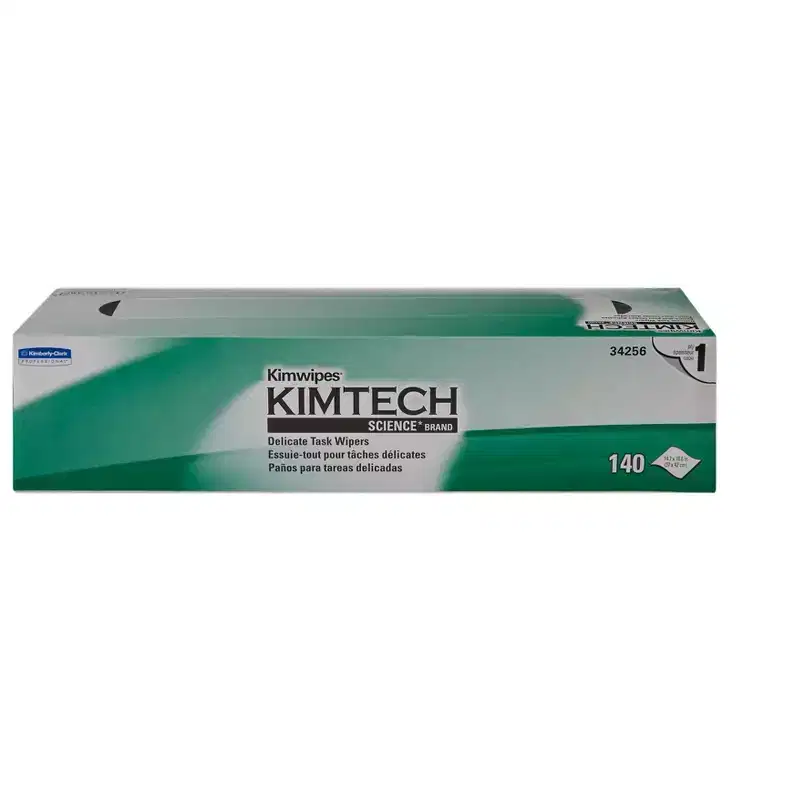 Kimtech Science Kimwipes Disposable Task Wipers 14-7/10 x 16-3/5 34256, 140 Ct