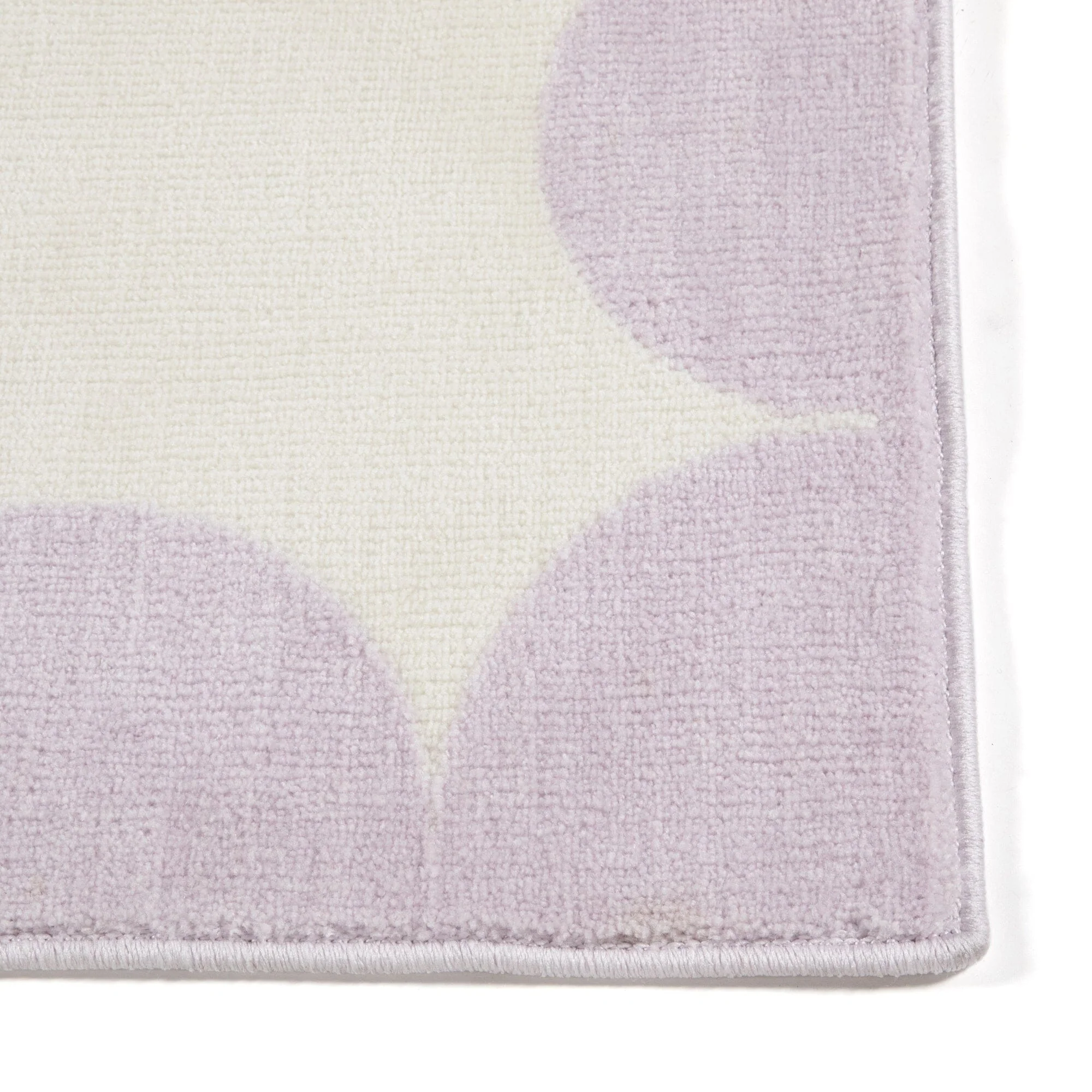 Rug L Light Purple X Ivory