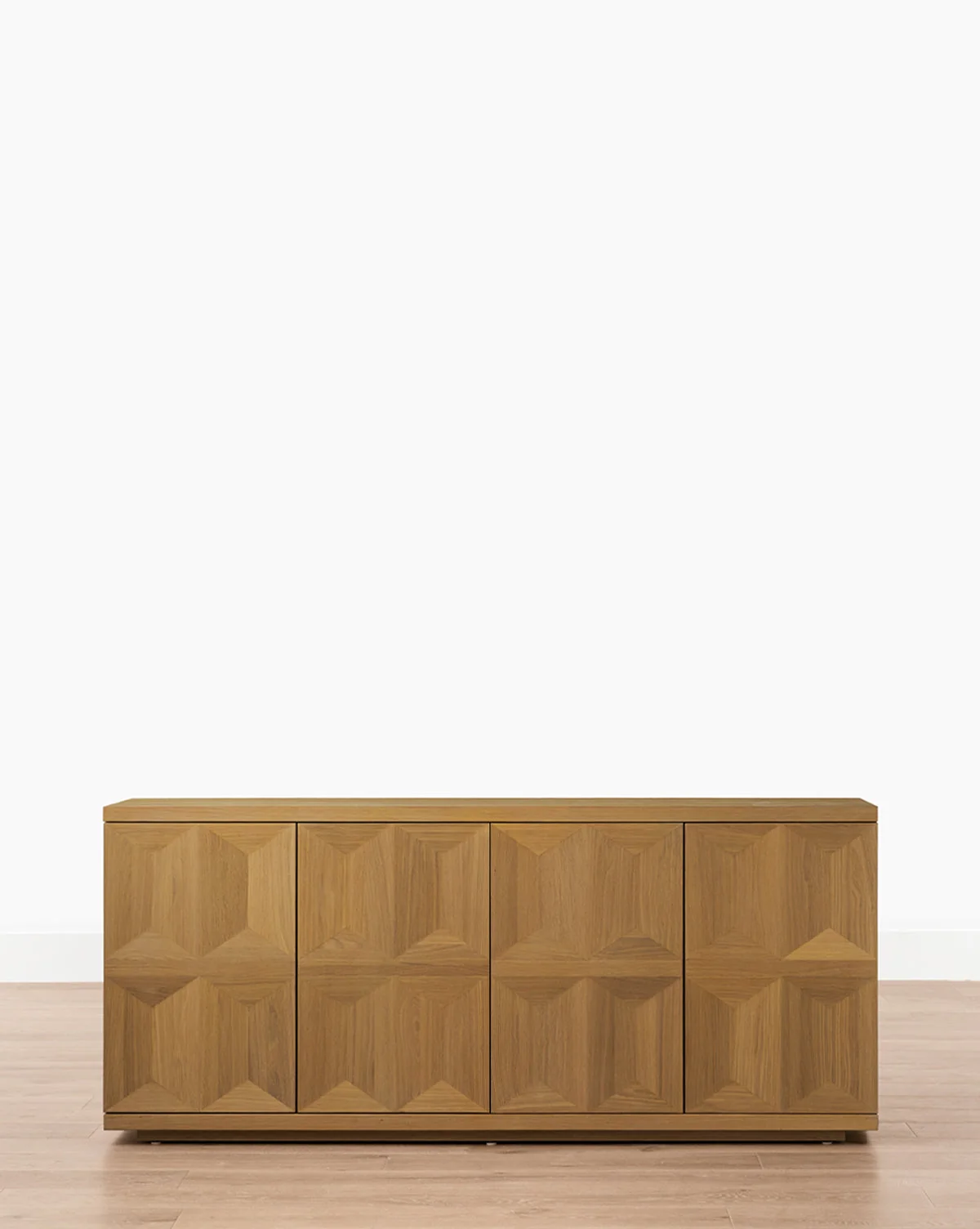 Modern Wood Sideboard with Storage & Clean Lines for Living Room