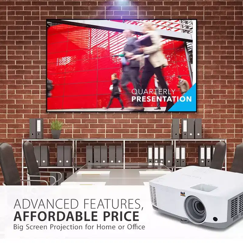 ViewSonic 4000 Lumens WXGA Home Projector PA503W with HDMI and Vertical Keystone