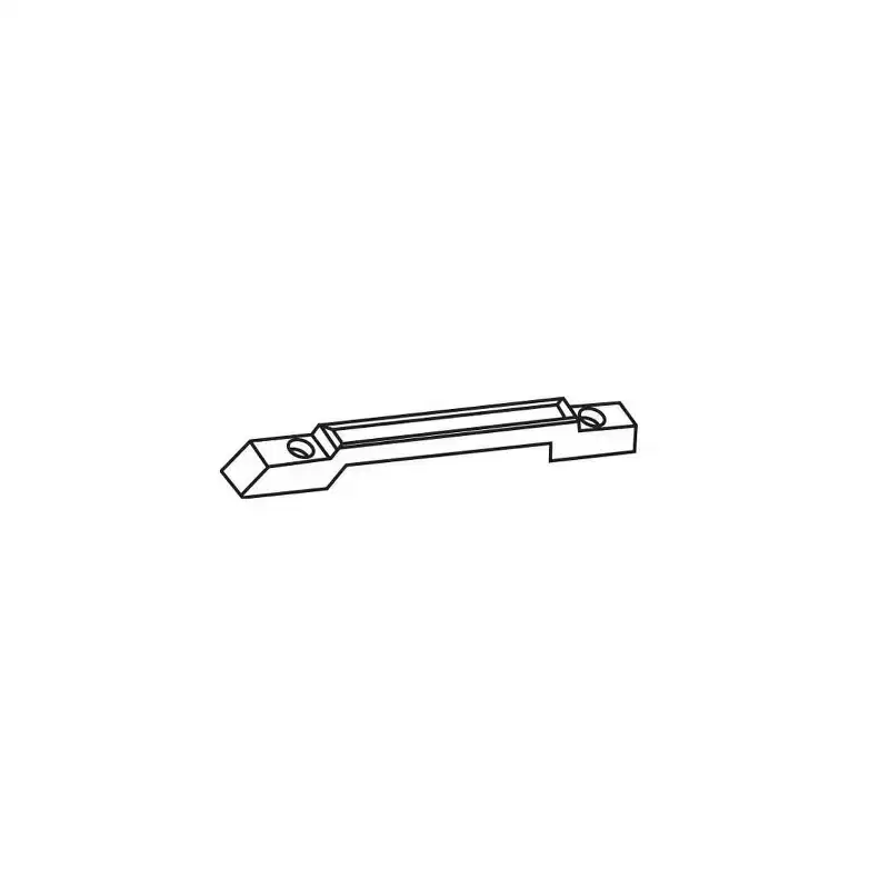 Brixwell 50-603A Sash Lock with Keeper Chrome Zinc Die Cast 2-1/4 inch Width 13/16 inch Height 7/16 inch Depth 5/16 inch Keeper