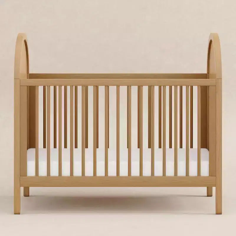 Boho Cane 3-in-1 Convertible Crib with Toddler Bed Conversion Kit