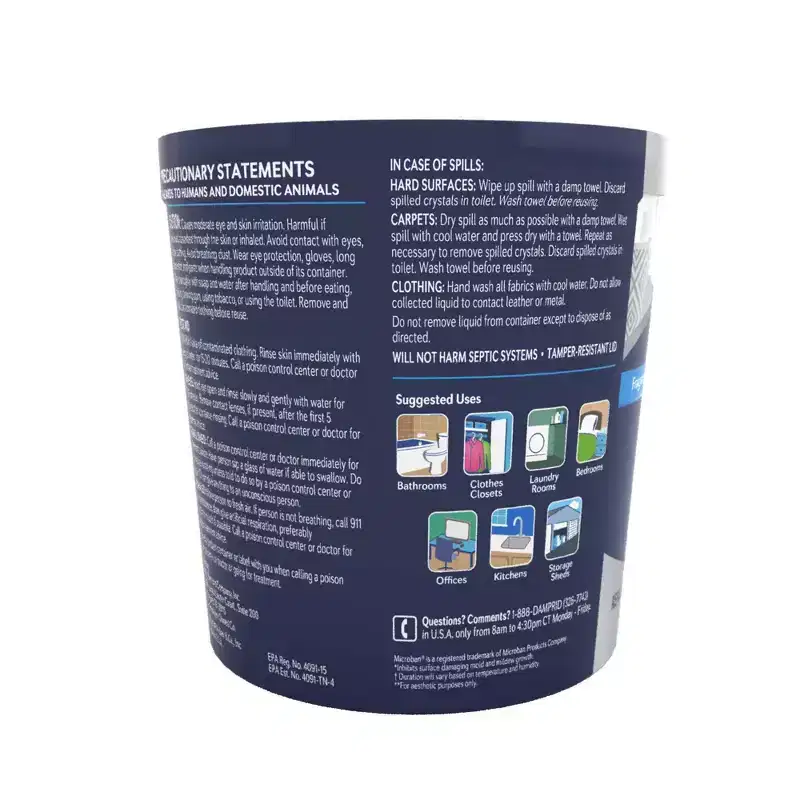 DampRid Refillable Tub Unscented Air Freshner - 10.5oz