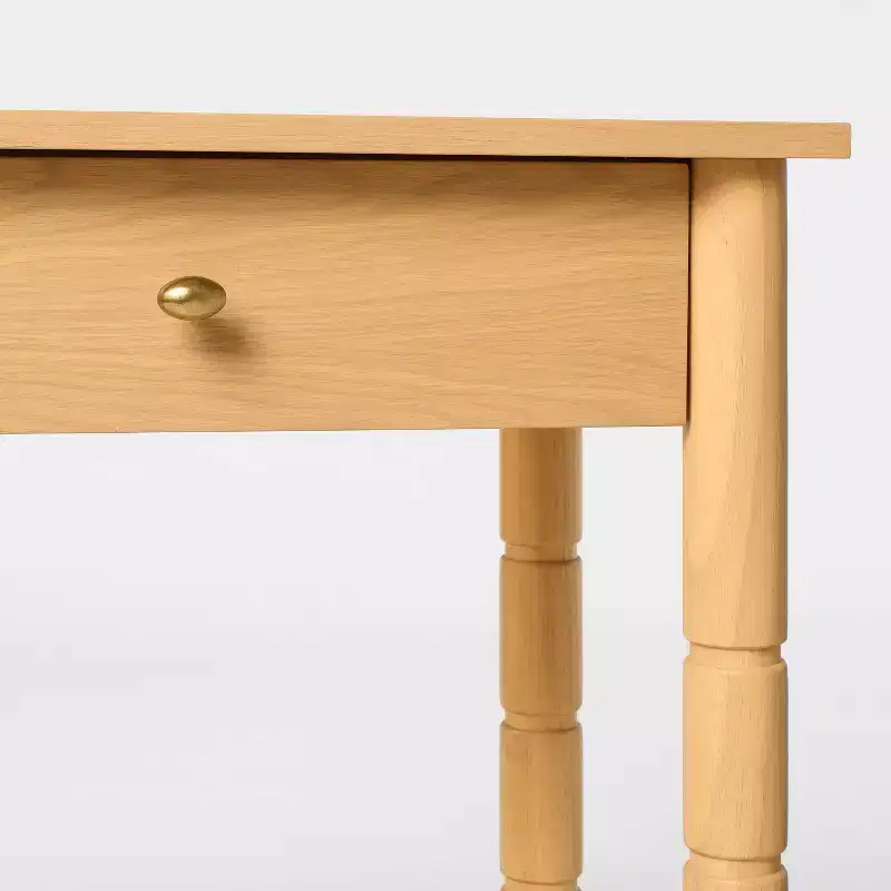 60 Modern Wooden Console Table with Drawer Brown - Threshold™ designed with Studio McGee
