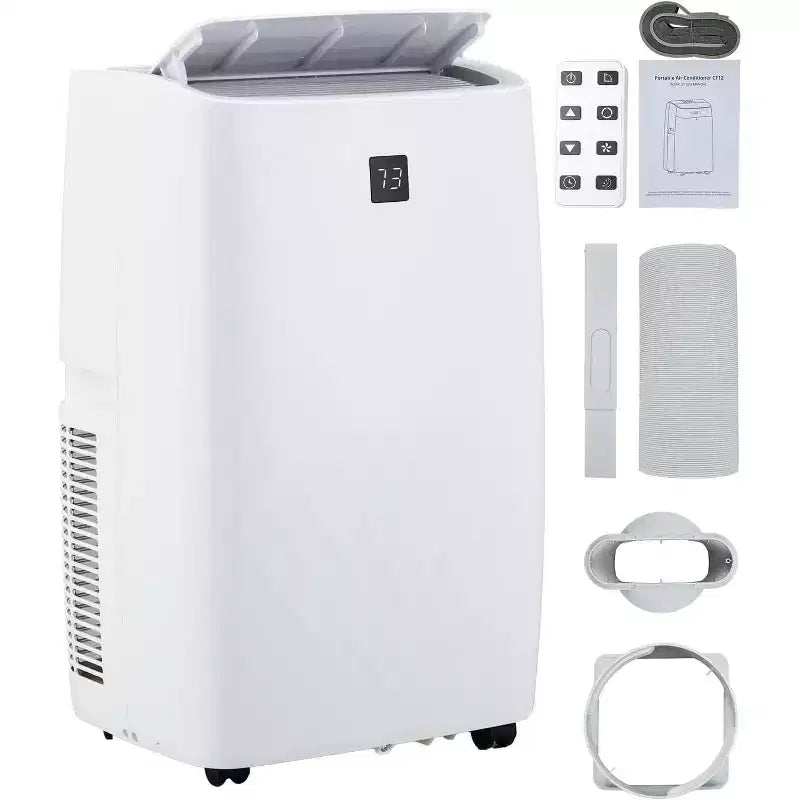 14000 BTU Portable Air Conditioner for Rooms Up to 750 Sq.Ft, 3-In-1 AC Unit AC Unit with Fan Mode, Dehumidifier & Heater