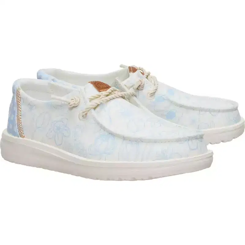 HEYDUDE Wendy Garden Floral Youth - Skyway Blue/Multi