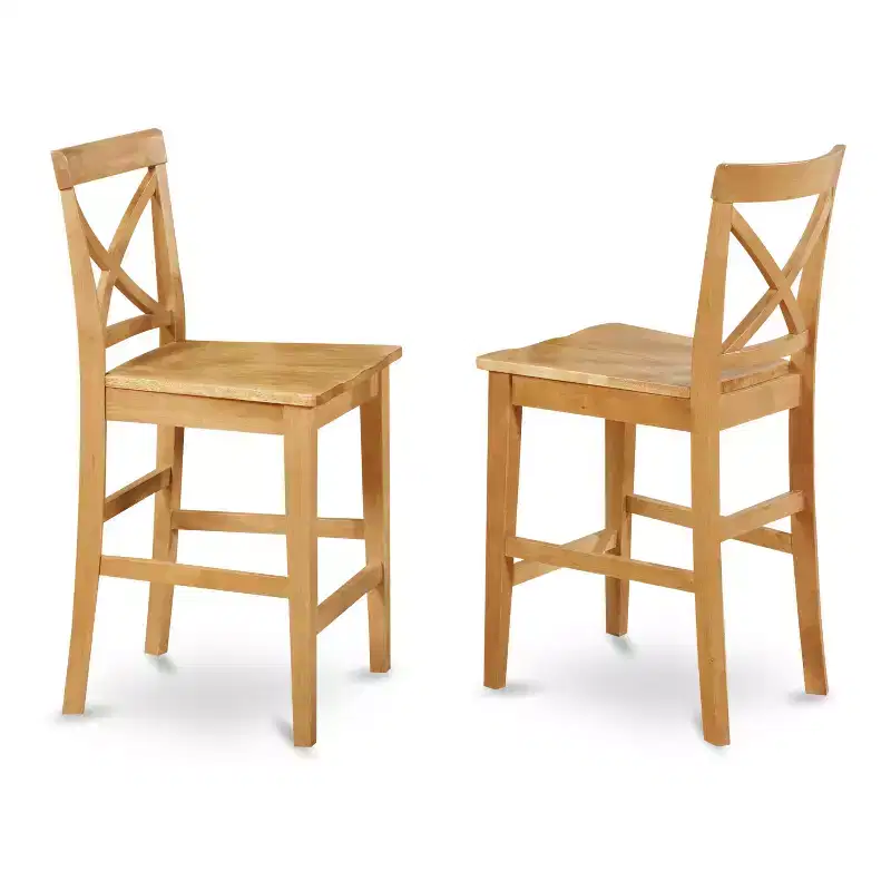 Modern Counter Height Dining Set - Pub Table & Bar Stools - 4 Person Dining Room Set