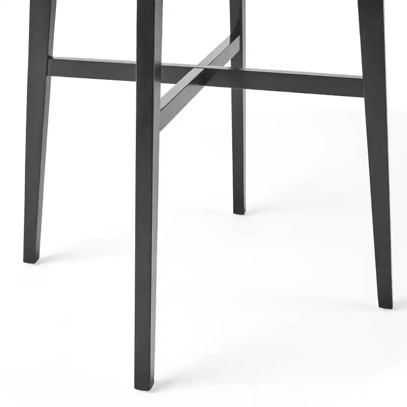GDFStudio Hildred Modern Laminate and Rubber Wood Square 42 Bar Dining Table