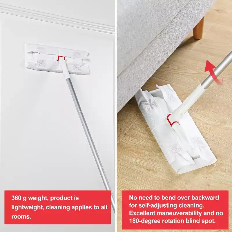 Dry Mop Refills, 30 Count  Multi-Surface Cleaning Cloths for Dust Mops, Traps Dirt, Dust & Pet Hair on Hardwood, Tile & Vinyl Floors