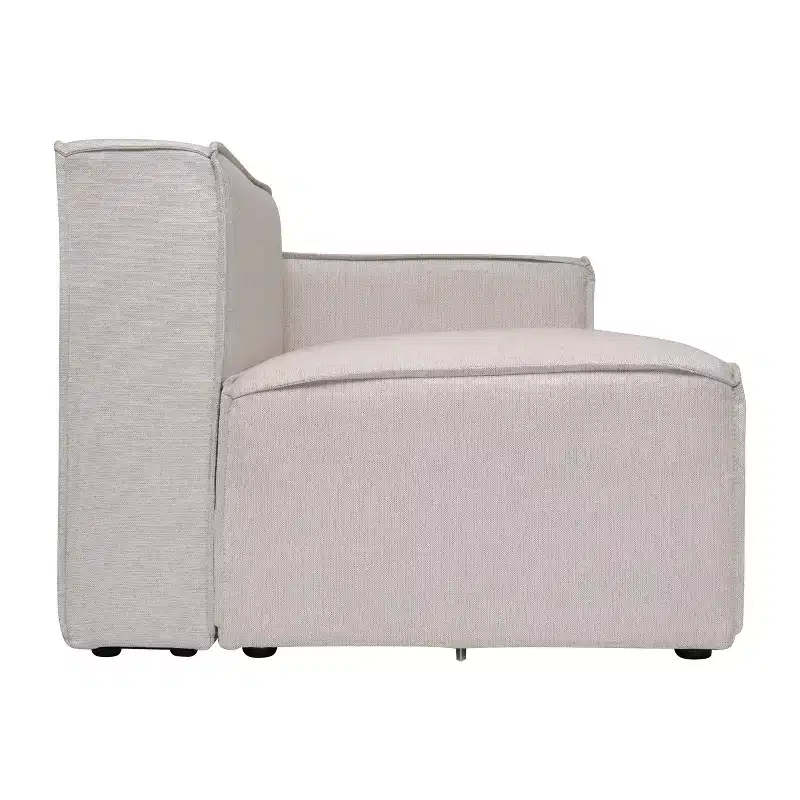 Emma and Oliver Modular Right Side Armchair with Arm Rest