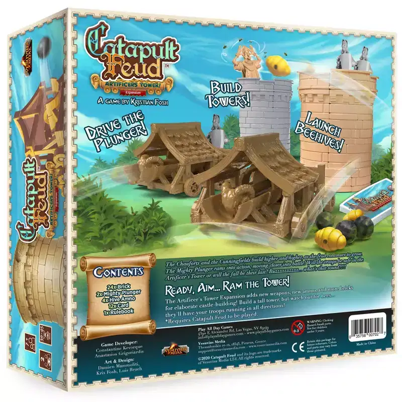 Vesuvius Media: Artificer's Tower Expansion to Catapult Feud