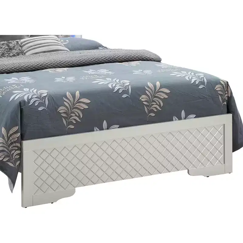 Passion Furniture Verona and Queen Panel Beds