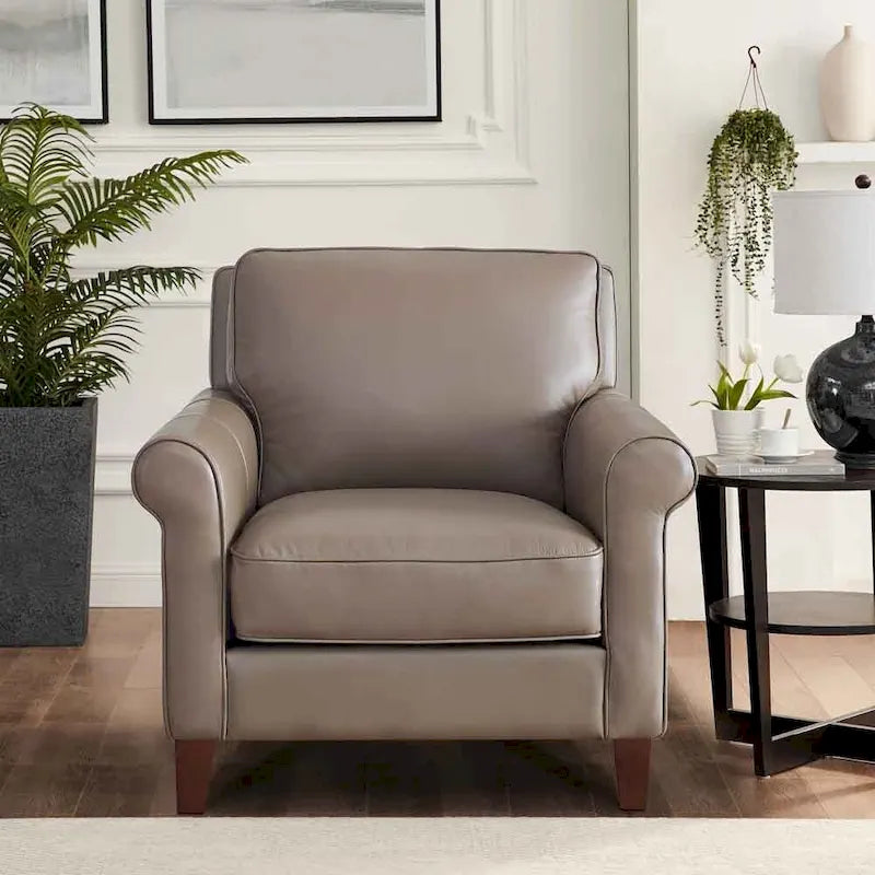 Hydeline Laguna Top Grain Leather Sofa Set, Sofa and Chair - Sofa, Chair