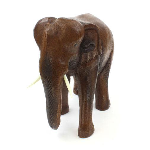 Carved Raintree Elephant, Large