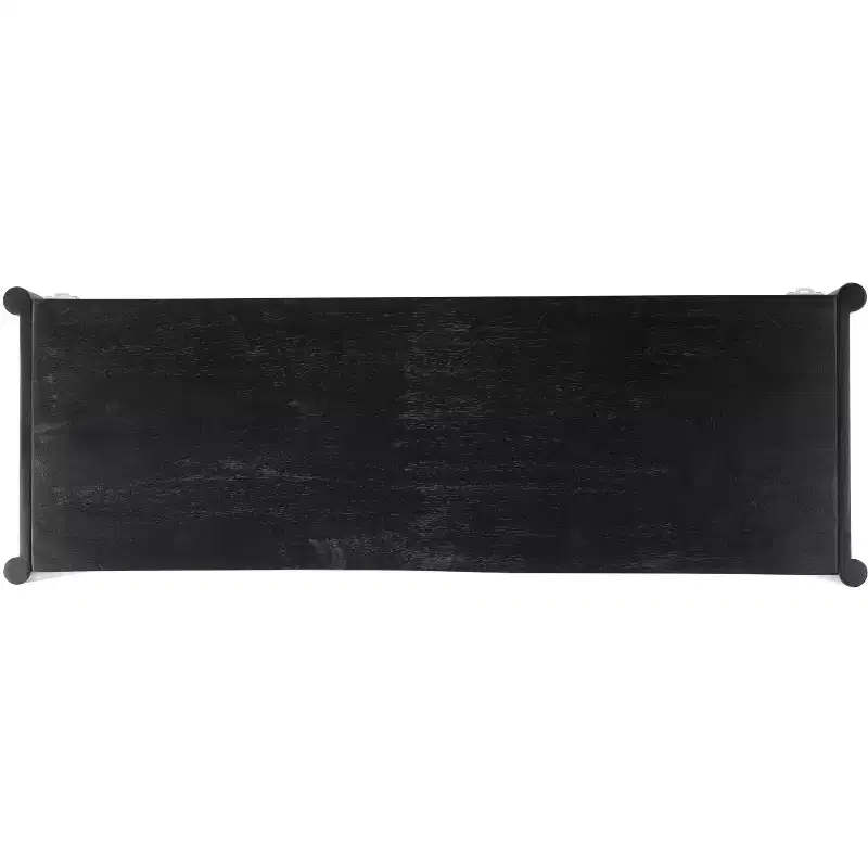 Errington 2 Shelf Media Stand - MED9000 - Black/Natural - Safavieh