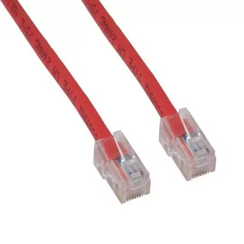 SANOXY Cables and Adapters; 1ft Cat5e 350 MHz UTP Assembled Ethernet Network Patch Cable, Red