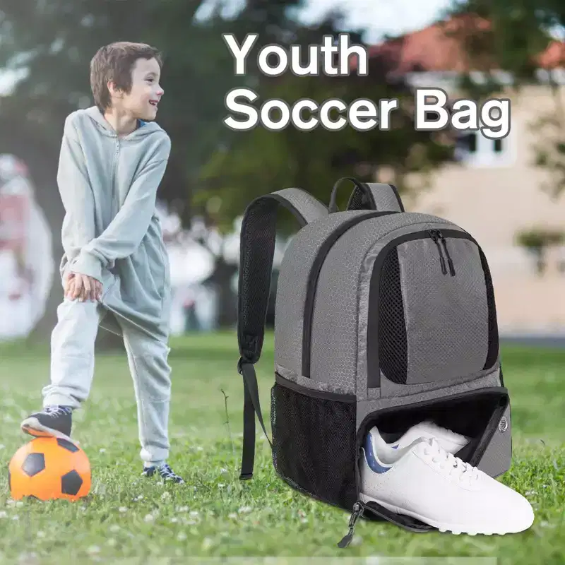 Narwey Soccer Backpack, Water resistant Sport Equipment Bags Fit Basketball Volleyball Football Accessories to Match Training