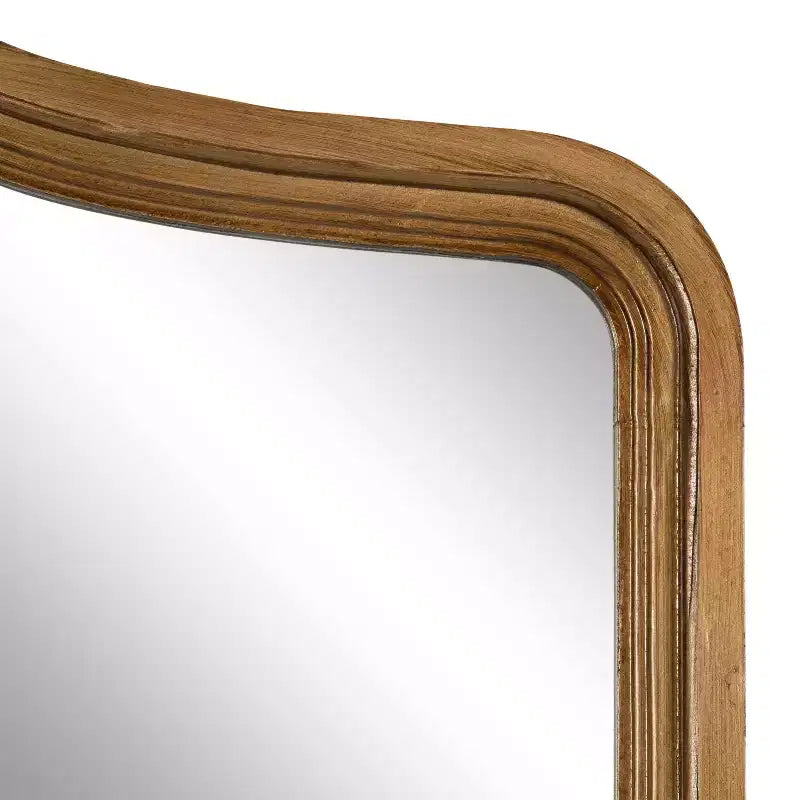 23x35 Preble Decorative Scallop Wall Mirror - Kate & Laurel All Things Decor