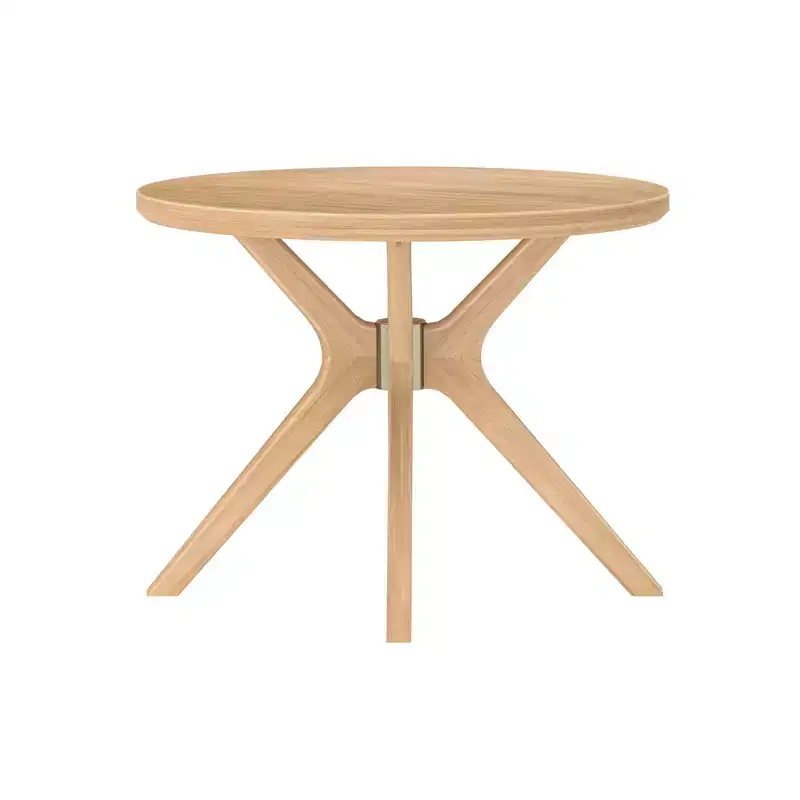 Plank+Beam Verso Round Dining Table, 38 Solid Wood Kitchen & Dining Room Table