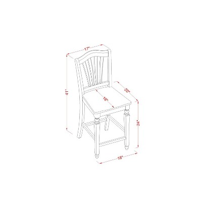 Kitchen Dinette Set 3 Piece Table & Chair Set - Round Pedestal Table & 4 Chairs