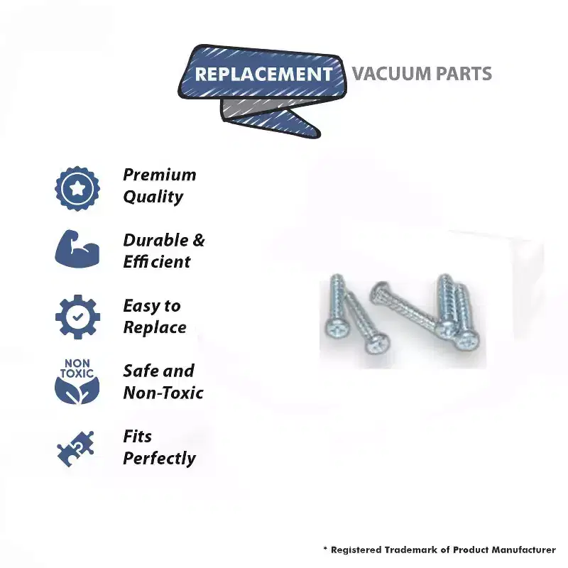 Topvacuumparts Replacement Part For Proteam Vacuum Cleaner 4.2MMX19MM Power Head 3pk Screw # compare to part 104495