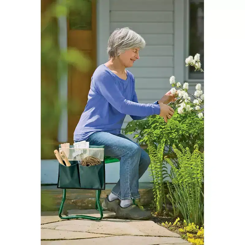 Gardener's Supply Company Extra Wide-Seat Folding Garden Kneeler