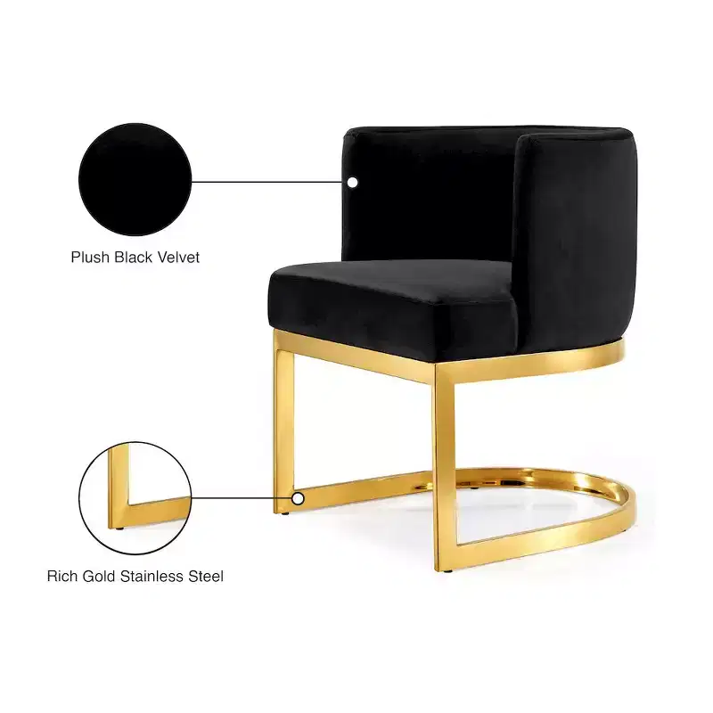 Meridian Furniture,Gianna Velvet Dining Chair