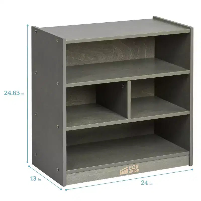 ECR4Kids Mobile Building Block Storage Cabinet, Small, Classroom Furniture