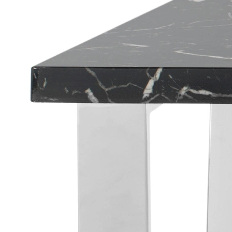 SAFAVIEH Bea Black/ Brass Square Coffee Table - 31.5 x 31.5 x 15.8 - 32Wx32Dx16H