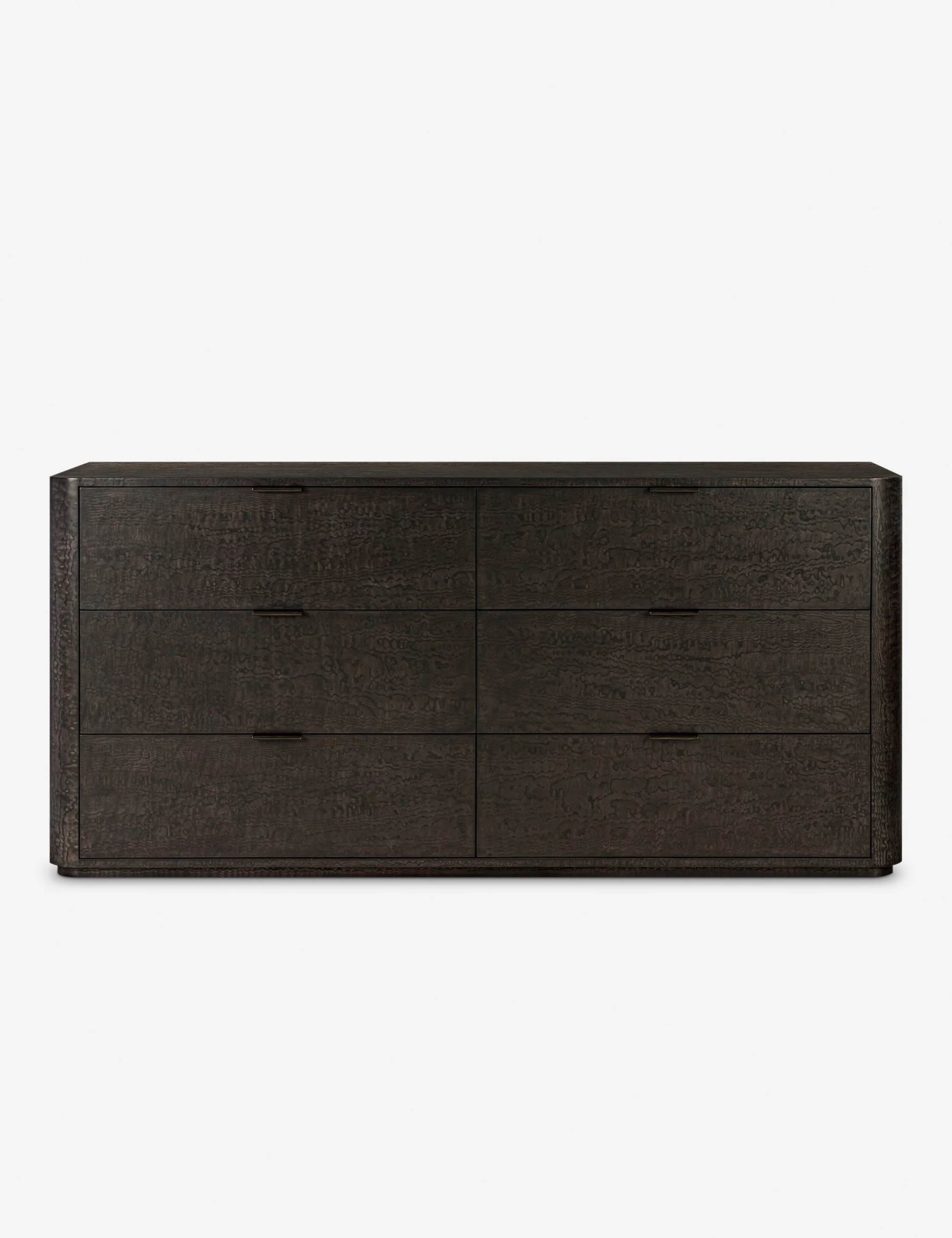 Dresser - A rich pattern gives the collection its character, with rounded edges and subtle hardware keeping the look clean