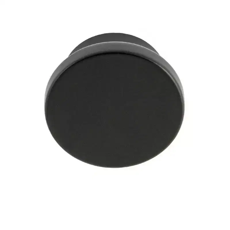 Sumner Street Home Hardware 10pk Large Ethan Disc Knob in Matte Black: Zinc Cabinet Knobs, Matte Finish, Lifetime Warranty