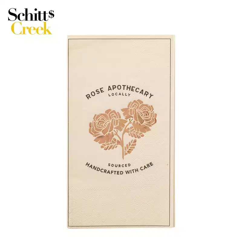 Silver Buffalo Schitt's Creek Rose Apothecary Guest Napkins | 32 Count