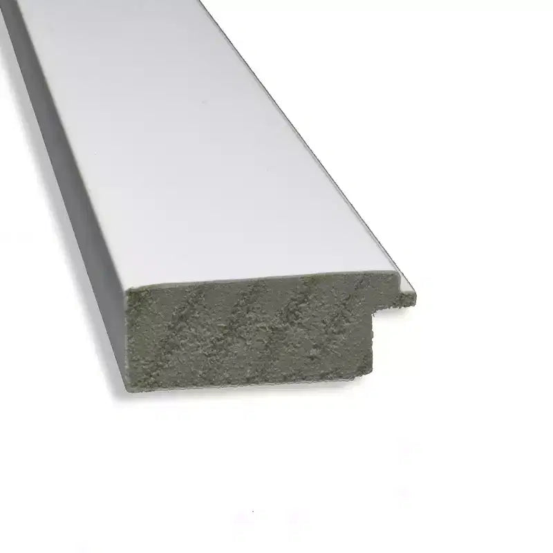 29" x 29" Non-Beveled Cabinet White Narrow Wall Mirror - Amanti Art: Modern Square, Polystyrene Frame, Includes Mounting Hardware