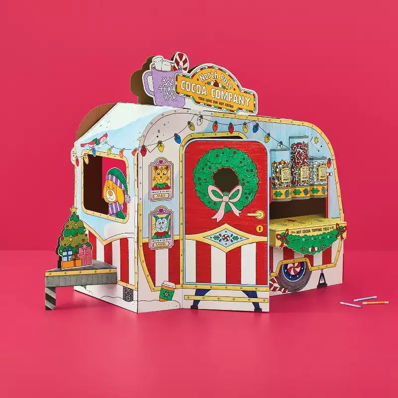 Christmas Craft Cocoa Camper Fort - Mondo Llama™
