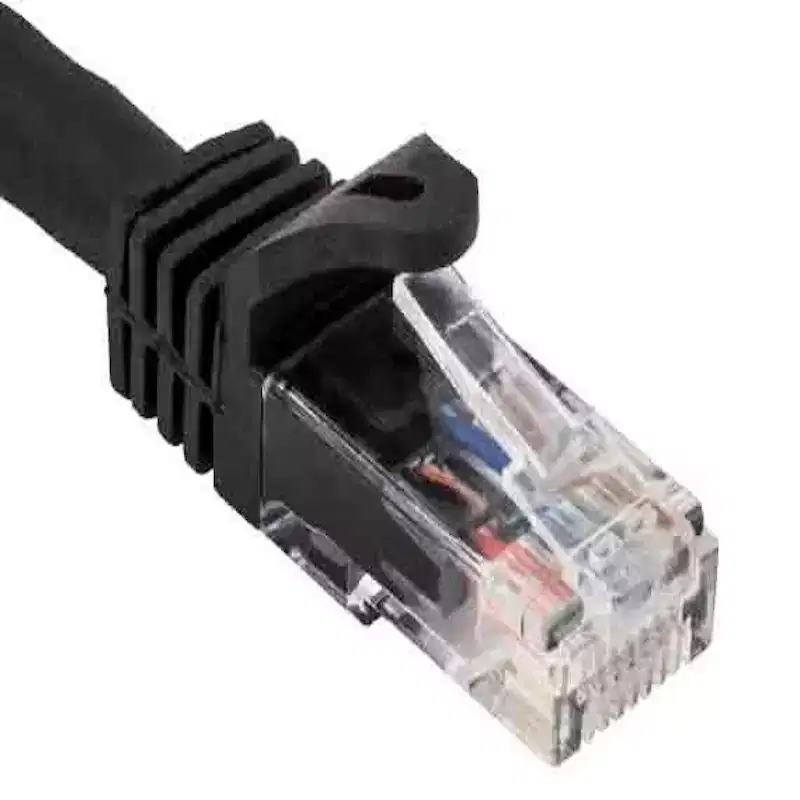SANOXY Cables and Adapters; 35ft Cat6a 600 MHz UTP Snagless Ethernet Network Patch Cable, Black