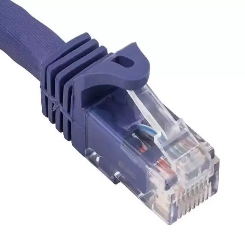 SANOXY Cables and Adapters; 100ft Cat6a 600 MHz UTP Snagless Ethernet Network Patch Cable, Purple