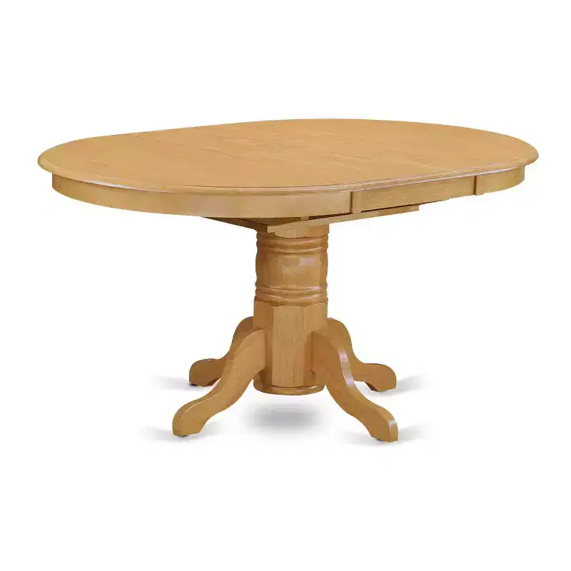 Coastal Dining Set - 5Pc Oval Table & 4 Chairs - 42/60 Table with Butterfly Leaf - Linen Fabric
