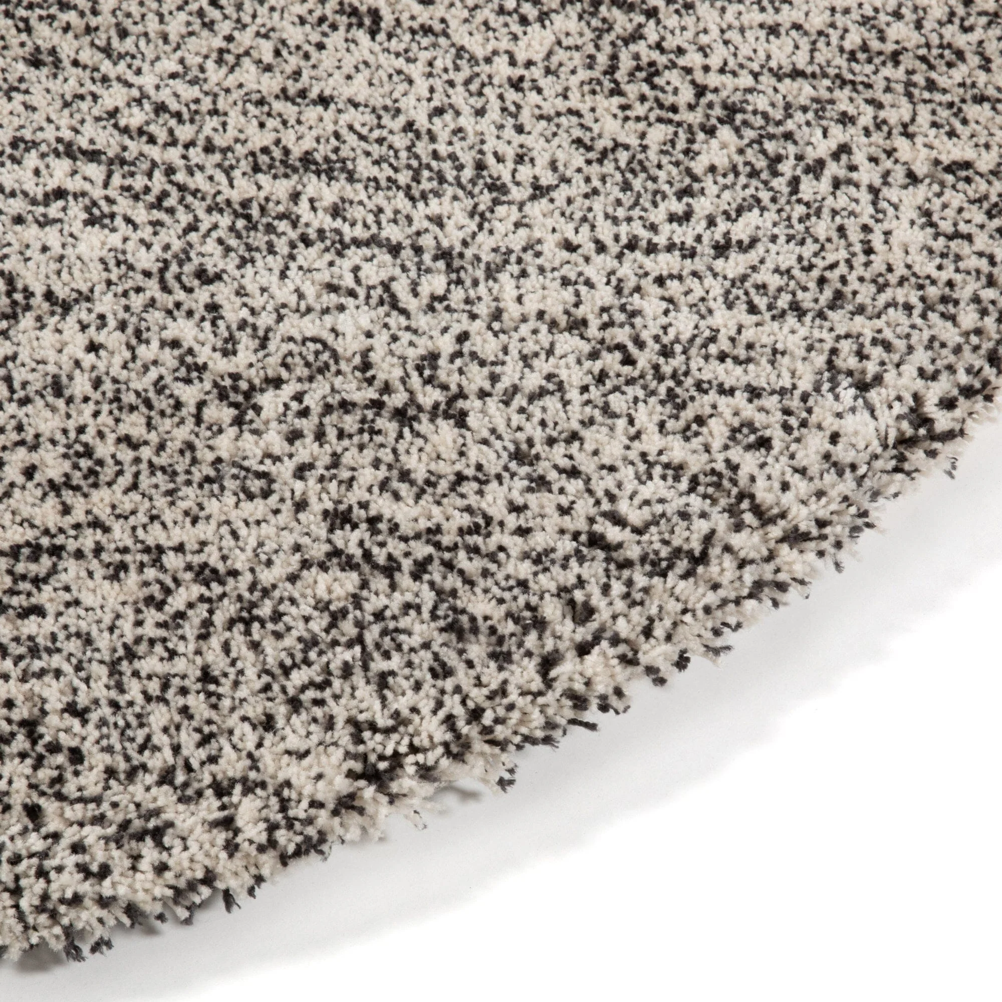 Round Rug Φ1500 Ivory X Black