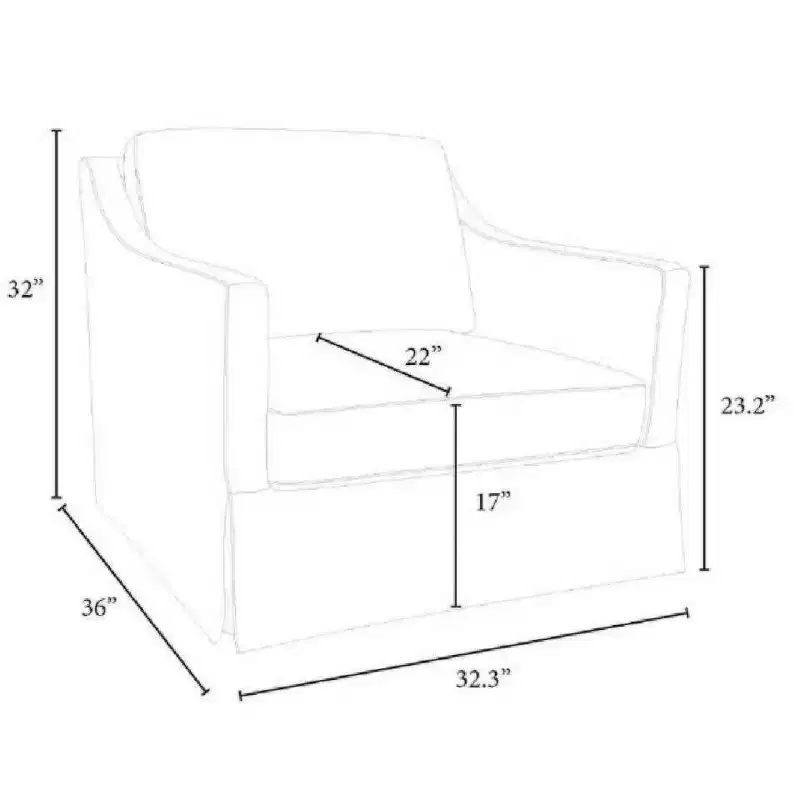 Vivian Park Upholstered Swivel Chair - Threshold designed with Studio McGee