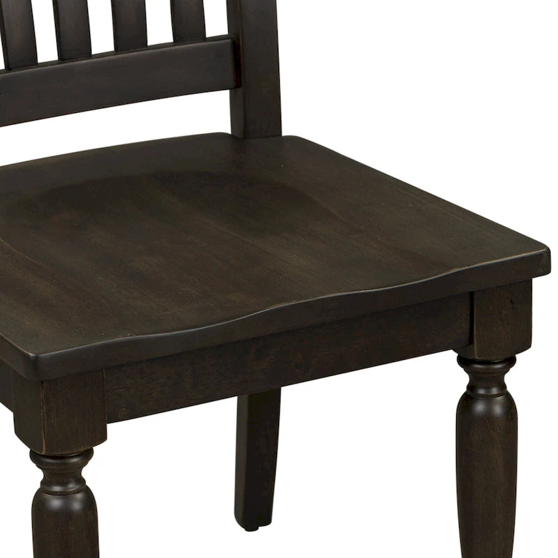 Harvest Home Chalkboard 6 Piece Trestle Table Set