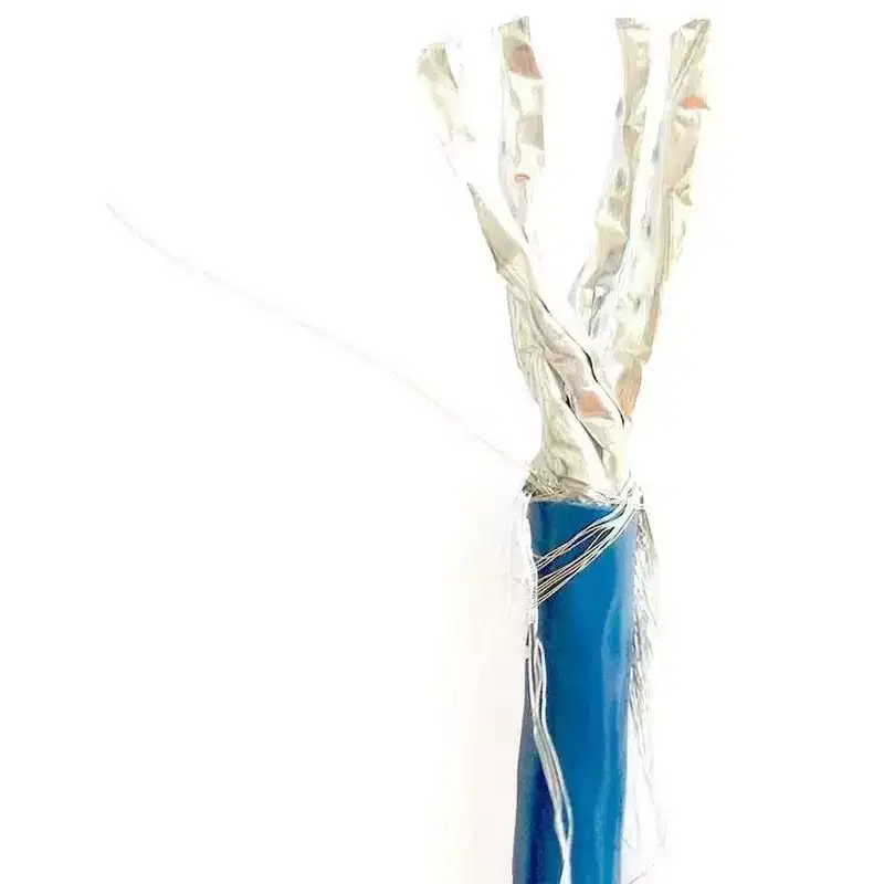 Monoprice Entegrade Cat8 Network Cable V2 - 1000 Feet - Blue | 2GHz S/FTP Solid, 22AWG, Bulk Bare Copper, 40G, For Networking, LAN, Modem, Router
