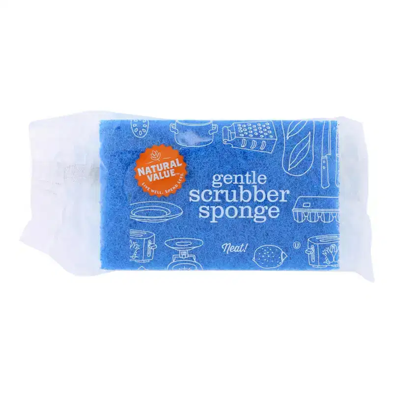 Natural Value Gentle Scrubber Sponge - Case of 24/1 ct